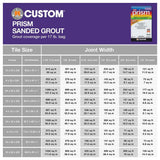 Custom Building Products Prism #382 Bone 17 lb. Ultimate Performance Grout