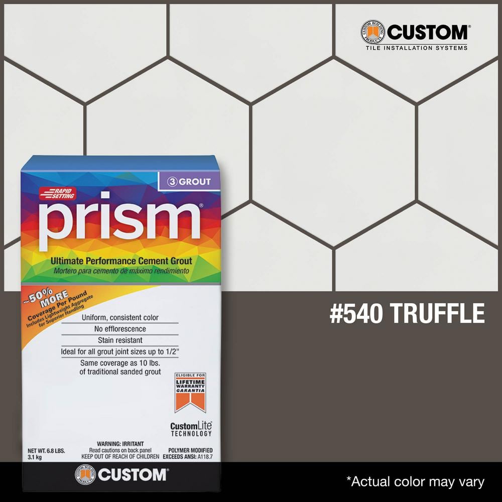 Custom Building Products Prism #540 Truffle 17 lb. Ultimate Performance Grout