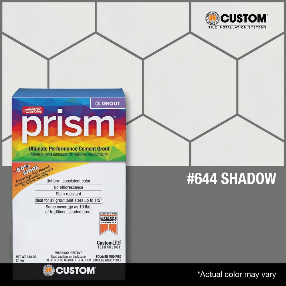 Custom Building Products Prism #644 Shadow 17 lb. Ultimate Performance Grout