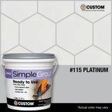 Custom Building Products SimpleGrout #115 Platinum 1 gal. Pre-Mixed Grout