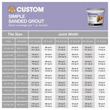 Custom Building Products SimpleGrout #115 Platinum 1 qt. Pre-Mixed Grout