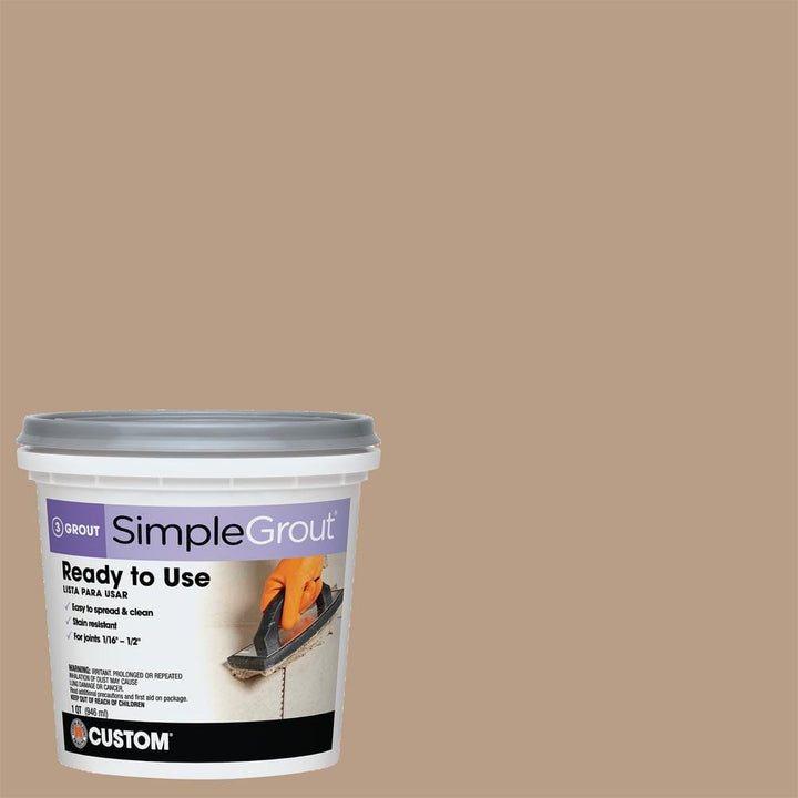Custom Building Products SimpleGrout #380 Haystack 1 qt. Pre-Mixed Grout