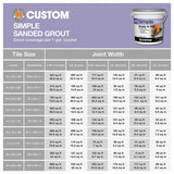 Custom Building Products SimpleGrout #381 Bright White 1 gal. Premixed Grout