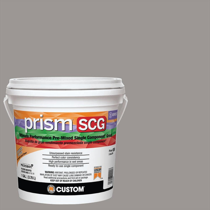 Custom Building Products Prism SCG #165 Delorean Gray 1 gal. Ultimate Performance Pre-Mixed Single Component Grout