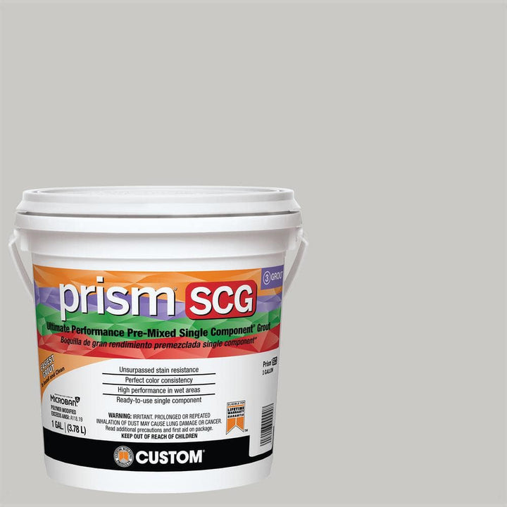 Custom Building Products Prism SCG #544 Rolling Fog 1 gal. Ultimate Performance Pre-Mixed Single Component Grout