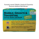 Custom Building Products Natural Stone and Large Tile 50 lb. White Premium Thinset Mortar