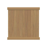 Barrette Outdoor Living Washington 6 ft. H x 6 ft. W Cypress Vinyl Privacy Fence Panel (Unassembled)