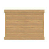 Barrette Outdoor Living Cypress Privacy Vinyl Fence Panel - Horizontal 6 ft. H x 8 ft. W