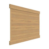 Barrette Outdoor Living Cypress Privacy Vinyl Fence Panel - Horizontal 6 ft. H x 8 ft. W