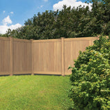 Barrette Outdoor Living 5 in. x 5 in. x 8-1/2 ft. Cypress Vinyl Fence Corner Post