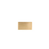 1-9/16 in. x 7/8 in. (40 mm x 22 mm) Aurum Brushed Gold Contemporary Metal Cabinet Knob - Super Arbor