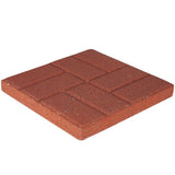 12 in. x 12 in. x 1.5 in. River Red Square Concrete Step Stone - Super Arbor