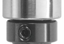 Bosch 1/2 In. x 1 In. Carbide-Tipped Double-Flute Top-Bearing Straight Trim Router Bit