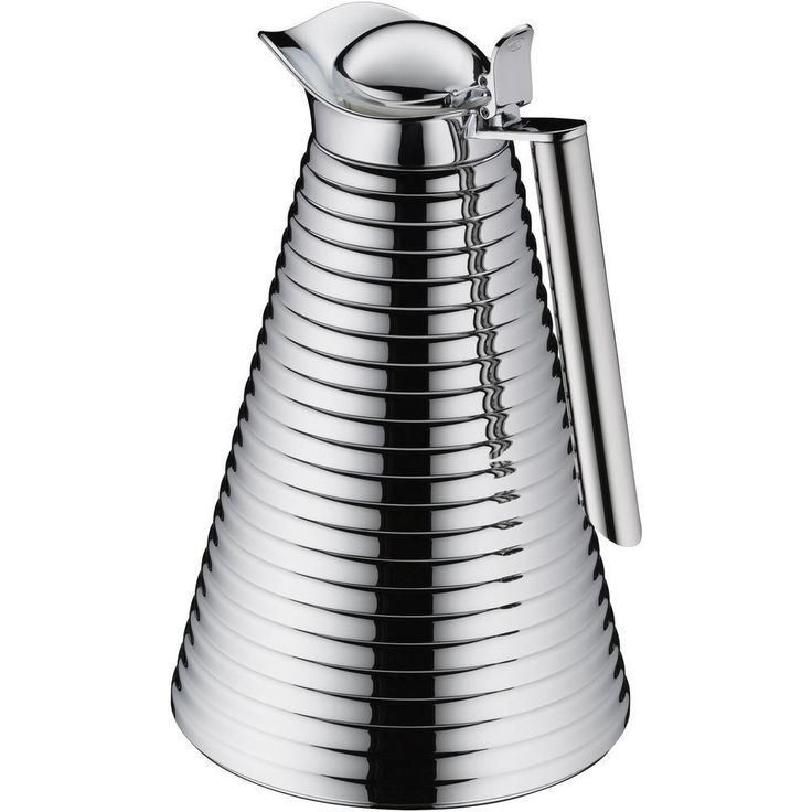 Glass Vacuum Copper Carafe in Chrome-Plated