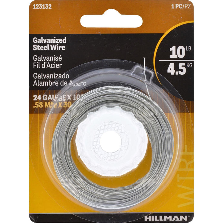 Hillman 100 ft. Galvanized Steel Wire, 24 Gauge