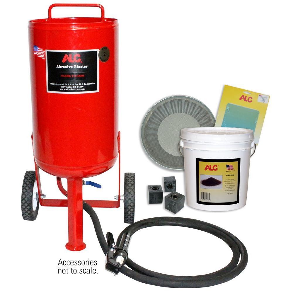 110 lb. Portable Pressure Abrasive Blaster with Starter Kit - Super Arbor