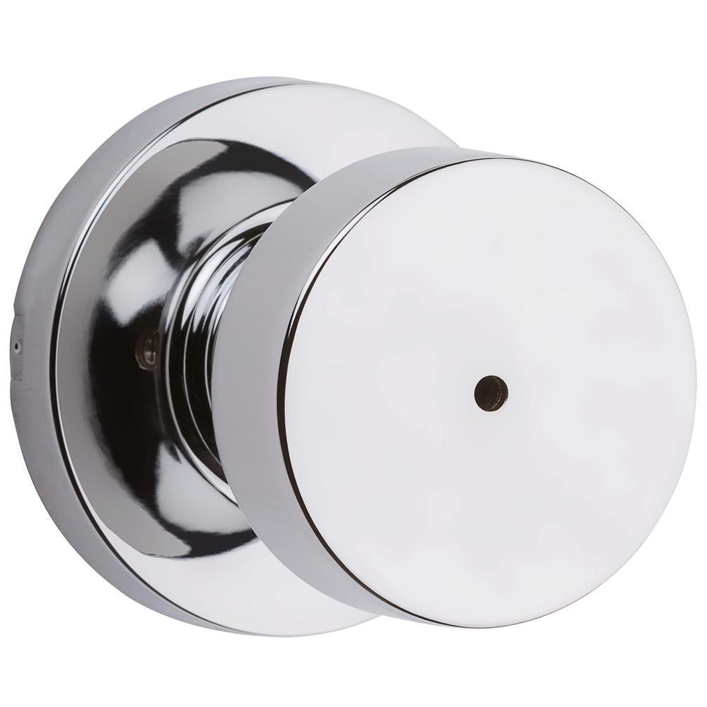 Pismo Round Matte Black Bed/Bath Door Knob Featuring Microban Antimicrobial Technology - Super Arbor
