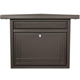 Frank Lloyd Wright Collection Beachy Wall Mount Locking Mailbox - Super Arbor