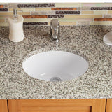 MR Direct Undermount Porcelain Bathroom Sink in White