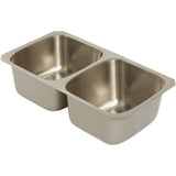 Ballad Undermount Stainless Steel 32 in. Double Bowl Kitchen Sink - Super Arbor