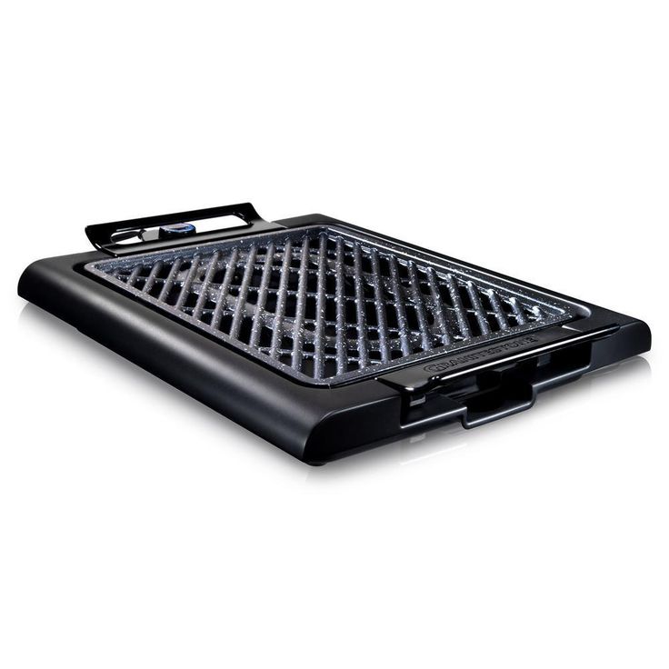 224 sq. in. Triple Layer Non-Stick Titanium and Diamond Infused Coating Electric Smoke-less Indoor Grill