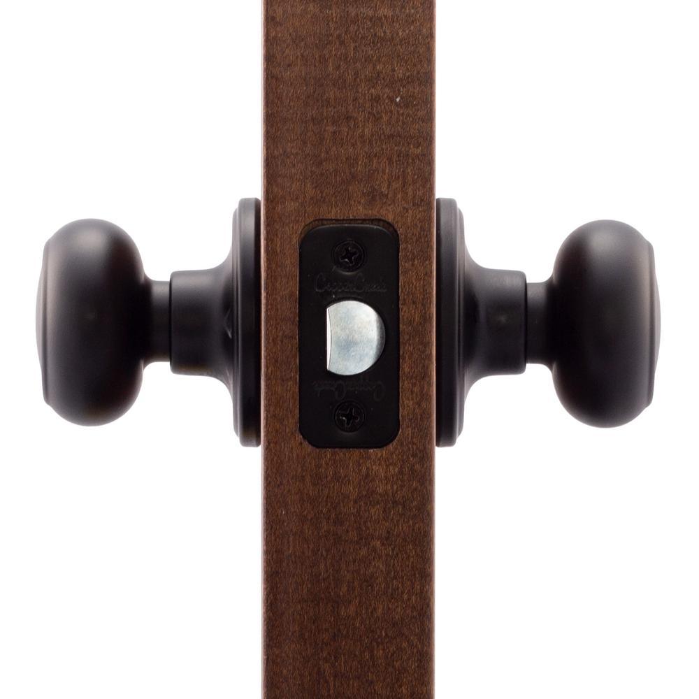 Colonial Black Passage Hall/Closet Door Knob - Super Arbor
