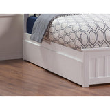 Urban White Trundle Full Bed - Super Arbor