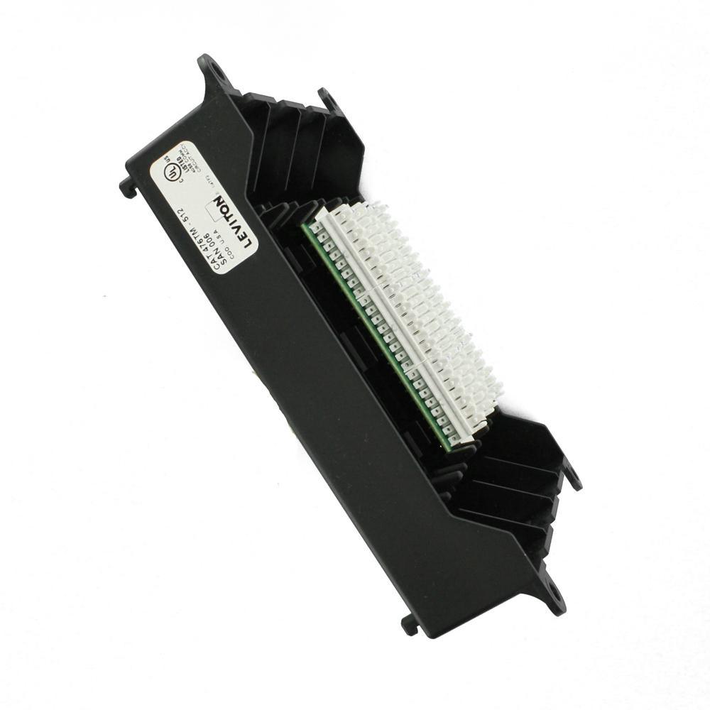 Structured Media Twist and Mount Patch Panel with 12 Cat 5e Ports, Black - Super Arbor
