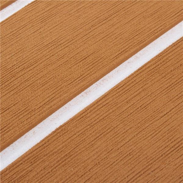 12 Colors 94''x35'' / 91''x35'' Marine Yacht Boat & RV Flooring Sheet Teak EVA Foam Synthetic Self-Adhesive Non-slip Mat 6mm Thicknes