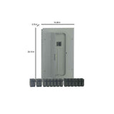 PowerMark Gold 100 Amp 20-Space 20-Circuit Indoor Main Breaker Value Kit Includes Select Circuit Breakers - Super Arbor