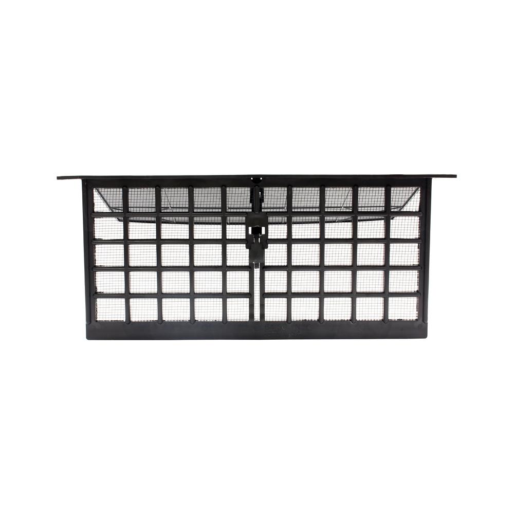 16 in. x 8 in. Damper in Black (Carton of 12) - Super Arbor