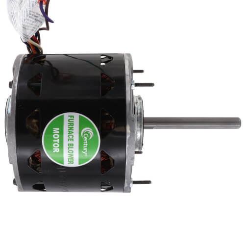 Century D1036 blower motor - detail view (Type: Permanent Split Capacitor; Voltage: 230V, 208V, 208/230V)