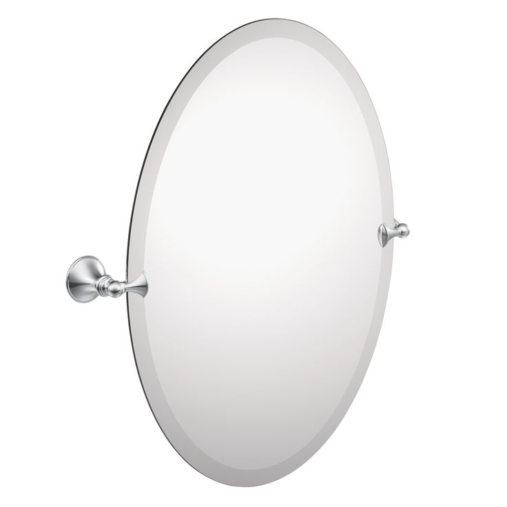 Glenshire 26 in. x 22 in. Frameless Pivoting Wall Mirror in Chrome