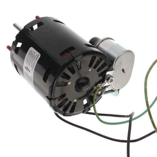 Fasco D1123 inducer motor - side view (Type: Permanent Split Capacitor; Voltage: 230V, 208V)