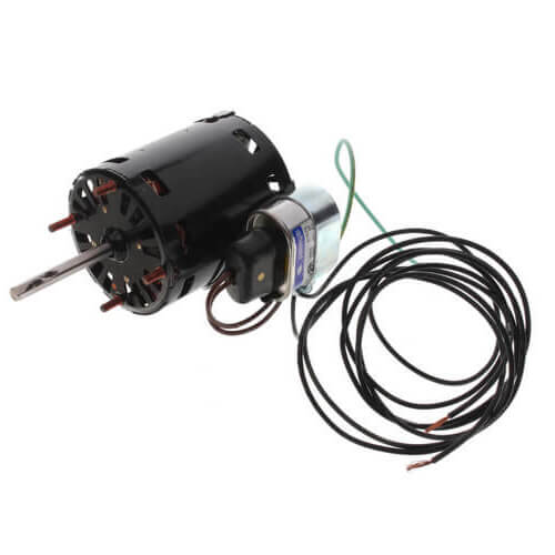 Fasco D1123 inducer motor - front view (Type: Permanent Split Capacitor; Voltage: 230V, 208V)