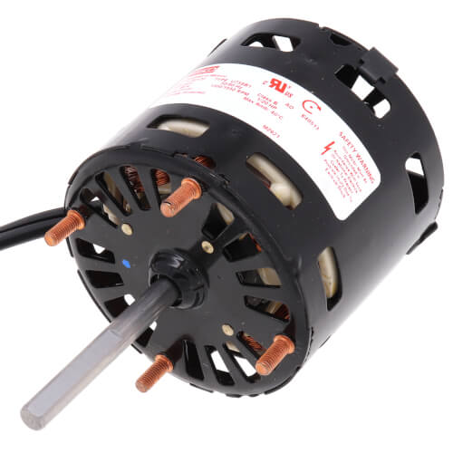Fasco D1132 inducer motor - front view (Type: Shaded Pole; Voltage: 208/230V)