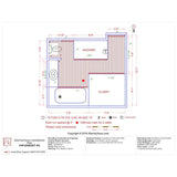 WarmlyYours 315 ft. Cable System with Touch Screen Thermostat