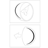 White Soft Dome Door Stop (2-Pack)