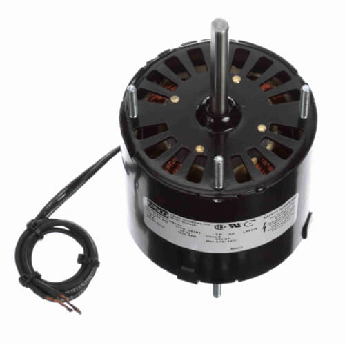 Fasco D132 inducer motor - alternate view (Type: Shaded Pole; Voltage: 115V)
