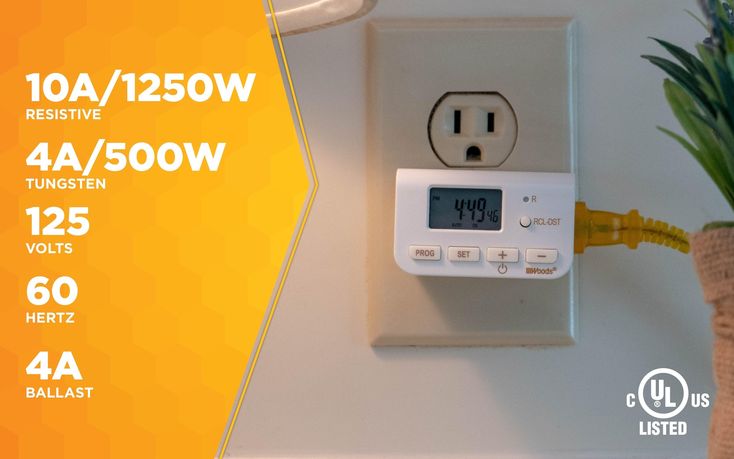 Woods 50007WD Indoor 24-Hour Digital Plug-In Timer, 2 Pack, 1 Polarized Outlet, Ideal For Automating Your Holiday Decorations and Christmas Tree Lights