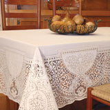 Canterbury Classic Rectangle ECRU Cotton Tablecloth