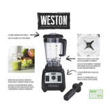 Pro Series 64 oz. 10-Speed Black Blender with 4 Preprogrammed Settings