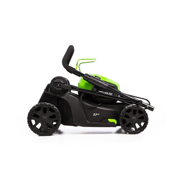 Greenworks PRO 17 in. 60-Volt Lawn Mower with 4 Ah Lithium Ion Battery and Charger LMC415