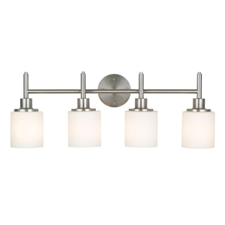 Aubrey 4-Light Satin Nickel Vanity Light