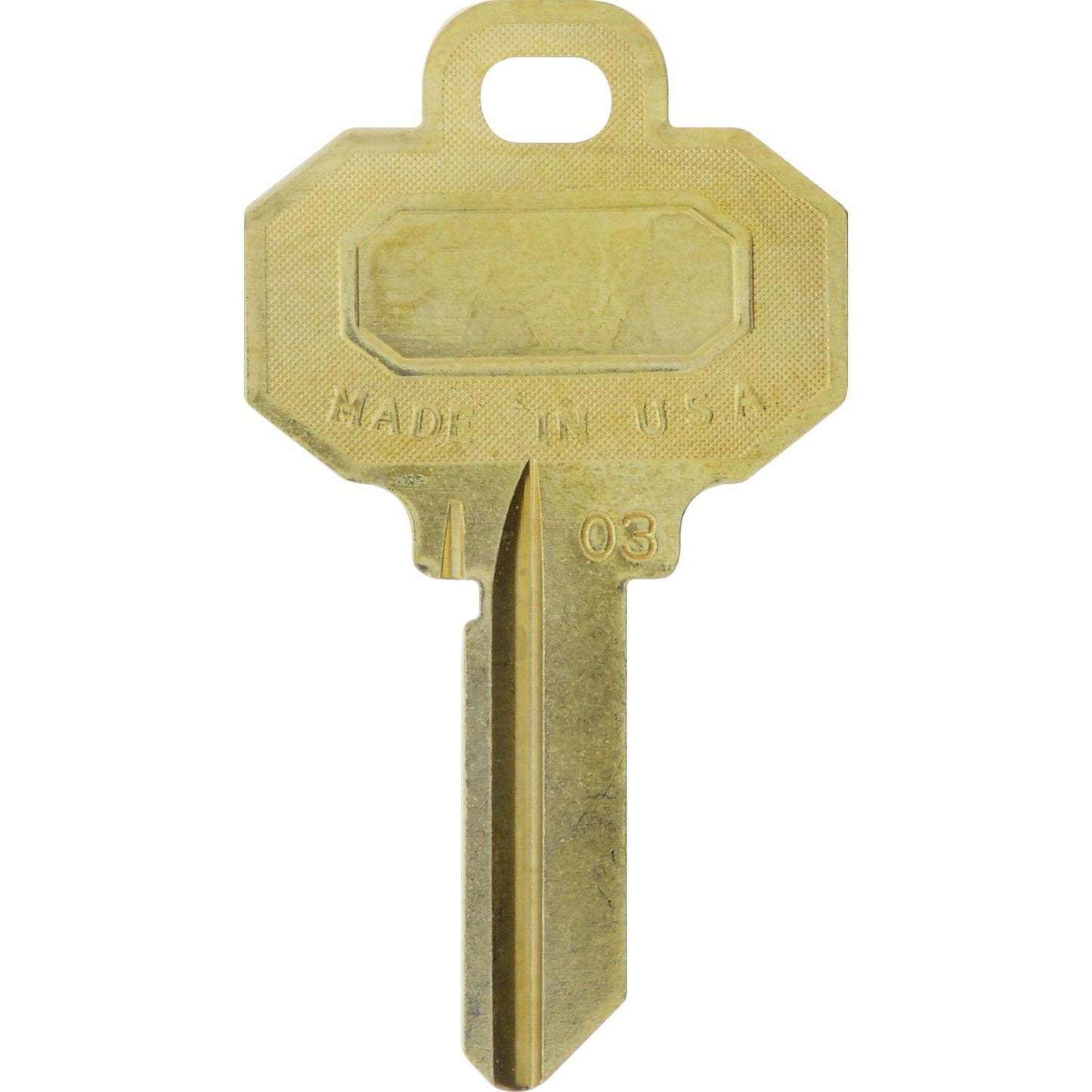 Hillman Traditional House/Office Key Blank, BW2, Single-Sided for Baldwin Locks