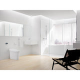 Underscore 6 ft. Acrylic Rectangular Drop-in or Undermount Non-Whirlpool Bathtub in White - Super Arbor
