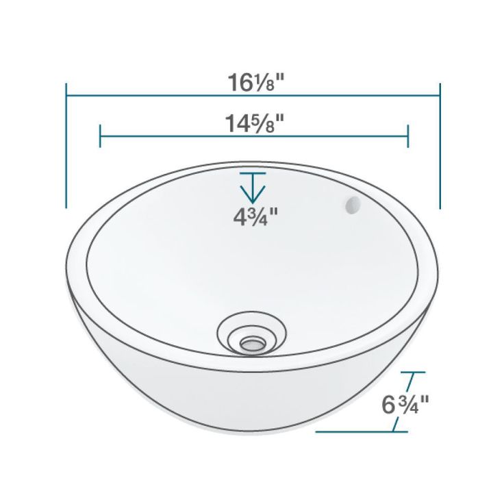 MR Direct Porcelain Vessel Sink in White