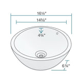 MR Direct Porcelain Vessel Sink in White