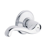 Flair Bright Brass Privacy Bed/Bath Door Lever - Super Arbor
