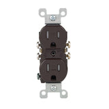 15 Amp Tamper-Resistant Duplex Outlet, White (10-Pack) - Super Arbor